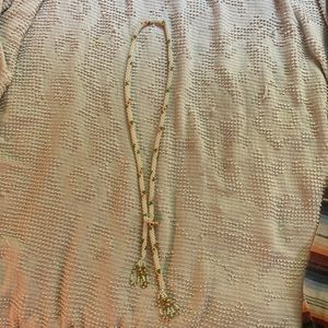 Vintage floral beaded necklace